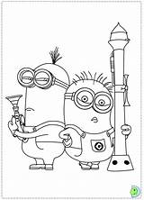 Minions Coloring Pages Minion Despicable Bob Dinokids Printable Sheets Kids Colouring Kevin Print Birthday Book Close Colour Make sketch template