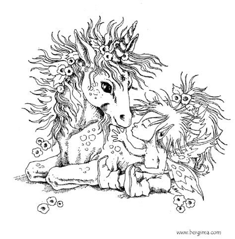 mermaid  unicorn coloring pages