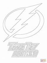 Tampa Lightning Bay Logo Nhl Coloring Hockey Pages Sport Printable Buccaneers Drawing Popular sketch template