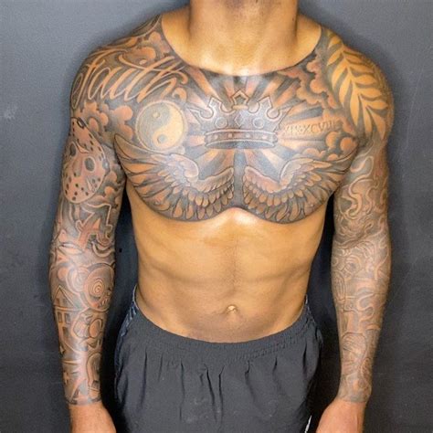 pinterestkinggjj tattoos chest tattoo men cool chest tattoos