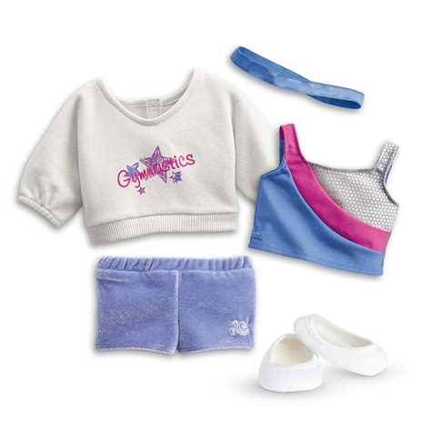 gymnastics practice outfit  dolls   american girl