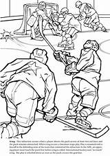 Hockey Coloring Pages Ice Sports Winter Goalie Olympics Printable Extreme Adult Sheets Welcome Colouring Goal Book Color Drawing Adults Dover sketch template