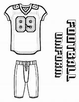 Jersey Football Template Printable Coloring Pages Clipart Templates Drawing Jerseys Soccer Uniform Player Blank Sports Players Vbs Game Basketball Clip sketch template