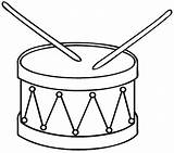 Instrumentos Molde Colorear Tambor Musicales Tablero Percusion Carnaval sketch template
