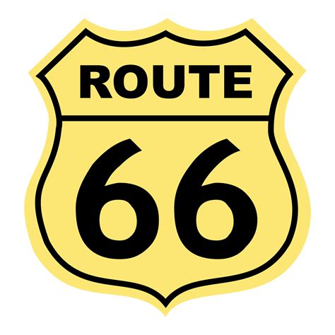 route  sign template