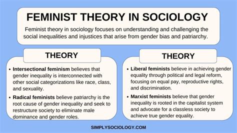 feminist theory in sociology deinition types and principles