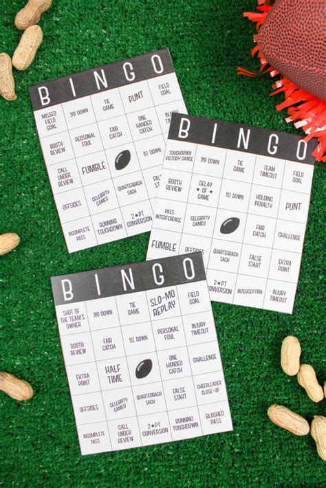 printable super bowl bingo lets mingle blog