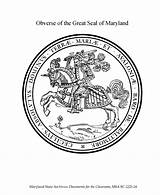 Maryland Sinister State Obverse sketch template