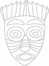 Masks Mayan Tribal Kathakali Indio Afrikanische Masque Masques Africain Masken Africains Mascaras Mascara Africanas Máscaras Azcoloring Colorier Orientacionandujar Infantiles sketch template