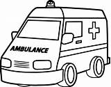 Ambulance Coloring Good Wecoloringpage sketch template