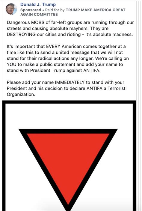 facebook removes trump campaign ads displaying nazi symbol fortune