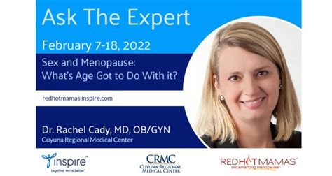 Ask The Expert Sex And Menopause What’s Age Got To Do With It Red