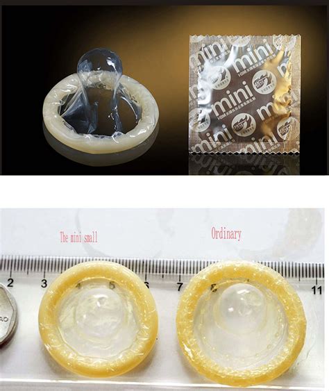 10pcs Pack Mini Small Tight 46mm Adult Latex Condoms Mens Smooth Thin