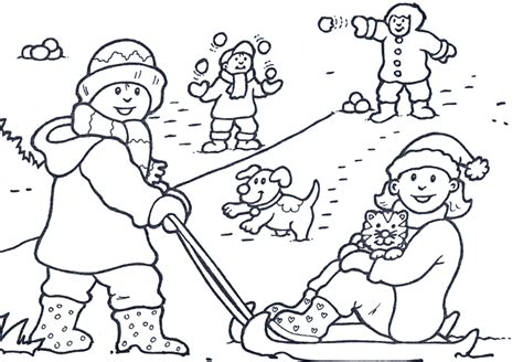 coloring pages winter season coloring page coloring home