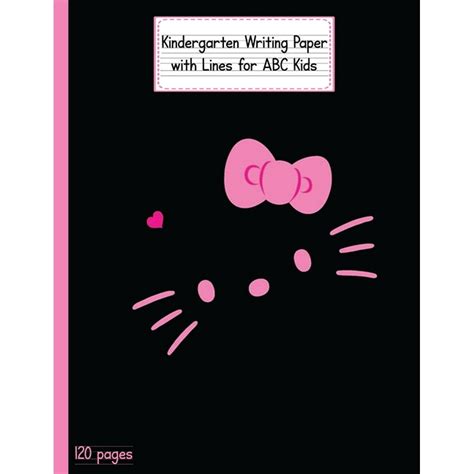 kindergarten writing paper  lines  abc kids  blank