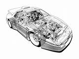 Pontiac Fiero Sd4 sketch template