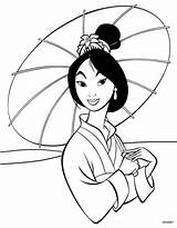 Mulan Coloring Princess Pages Wushu Disney Kids Cartoon sketch template