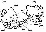 Coloring Pages Kitty Hello Easter Happy Bunny Cougar Cat Printable Colouring Print Sheets Ages Sanrio Holidays Color Mickey Getcolorings Byu sketch template