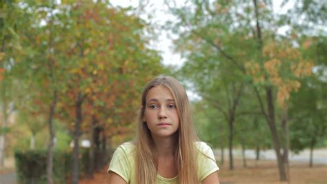 confused sad teen girl outdoors stock footage video 100 royalty free 17179153 shutterstock