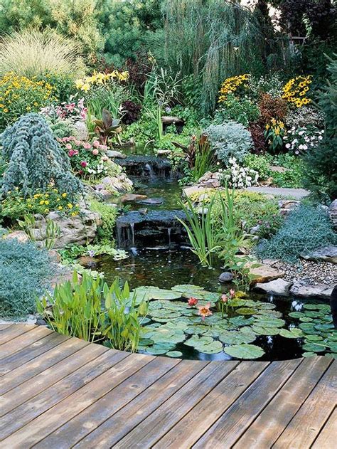 stunning  beautiful backyard ponds  water garden ideas https