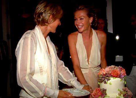 Celeb Wedding Dresses Portia De Rossi S Pink Tulle Dream