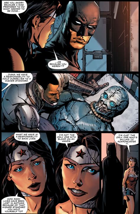 Wonder Woman Calls Out Batman On His Hypocrisy Comicnewbies