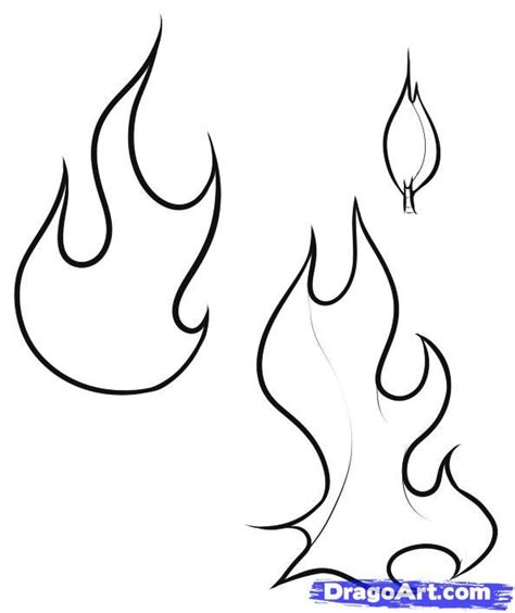 fire flames drawing    clipartmag