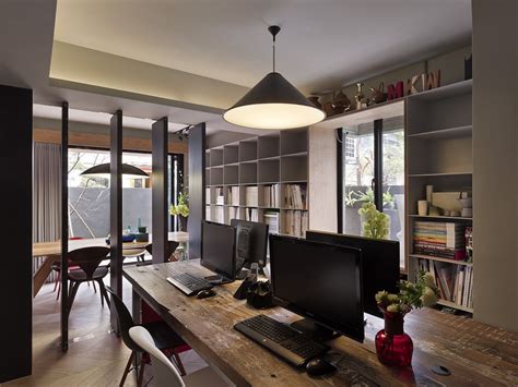 brilliant taipei apartment doubles    sophisticated office space