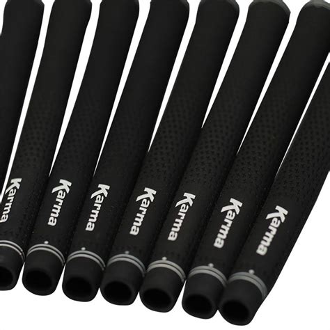 golf clubs  piece mens jumbo golf grips oversize pro velvet karma black grip set pack