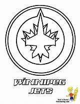 Coloring Hockey Pages Nhl Jets Winnipeg Ice Color Kids Logos Colouring Printable Montreal Canadiens Logo Symbols Oilers Bruins Edmonton Team sketch template
