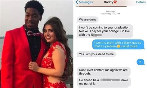 dad s racist rant when daughter took black friend to prom