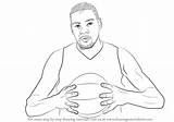 Kevin Durant Draw Step Drawing Basketball Players Drawings Drawingtutorials101 Nba Tutorials Learn People sketch template