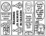 Bookmarks Christmas sketch template