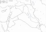 Muta Cartina Middle East Orient Carte Oriente Vierge Medio Moyen Map Maps States Stati Israel Da Cities Main Blank Syria sketch template