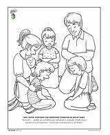 Coloring Lds Family Repentance Faith Friend Forgiveness Prayer Primary Clipart Magazine Sunday School Preschool Strengthen Para La Familia Dibujos Tablero sketch template