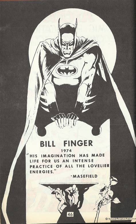 noblemania bill finger the dc comics tributes