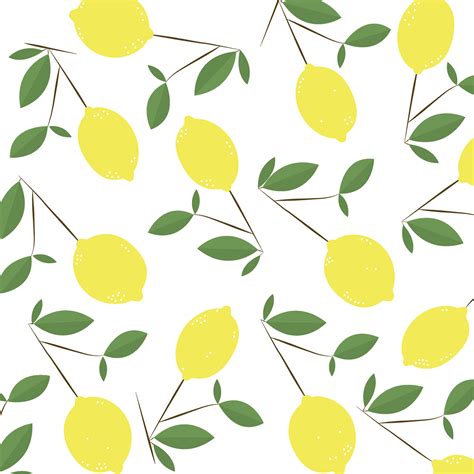 lemon pattern behance