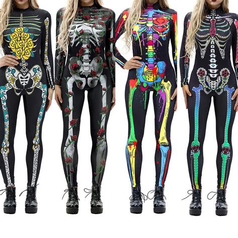 halloween costumes for women horror zombie costume female sexy skeleton costume halloween