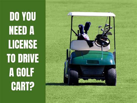 license  drive  golf cart golf educate