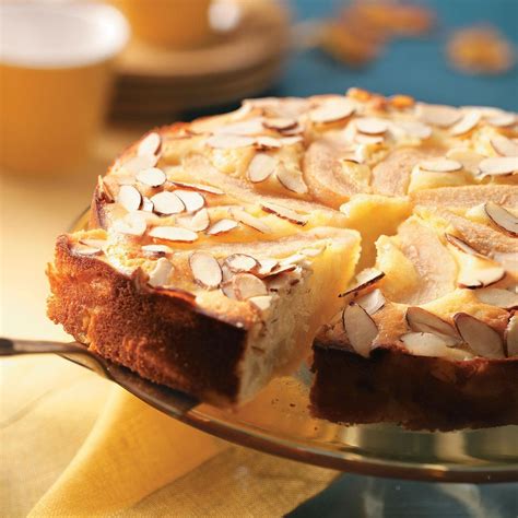 fashioned almond pear cake recipe taste  home