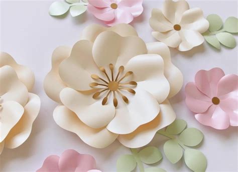 paper flower tutorials  templates  fancybloom