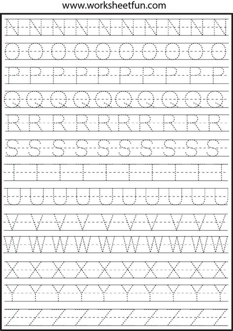 alphabet worksheets preschool tracing worksheets preschool tracing