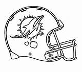Dolphins Dolphin Afc Helmet sketch template