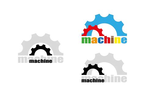 machine logo custom designed illustrations creative market