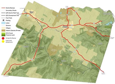 interactive map mountain cloves scenic byway