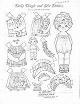 Dolly Coloring Pages Paper Dolls Colouring Printable Color Own Missy Miss Doll Paperdolls Getdrawings Kids Getcolorings Patterns Apron People sketch template