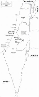 Israel Map Blank Outline Printable Maps Base Bible Names City Cities Testament Gaza Boundaries Isaiah Book Royalty Choose Board Source sketch template