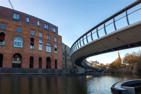 shaped bridge  landmark  cyclists  pedestrians  historic bristol lumiflon