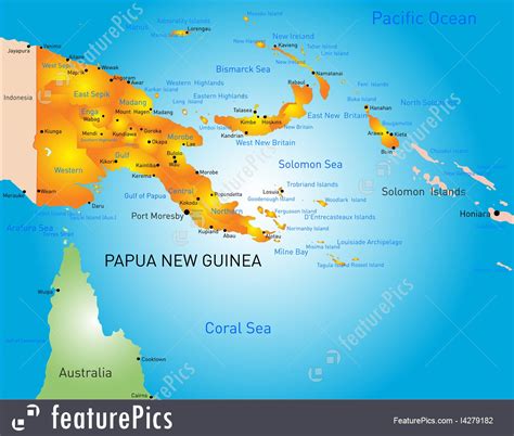 Papua New Guinea Illustration