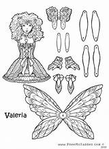 Fairy Puppet Valeria Coloring Pheemcfaddell Gruffalo Kleurplaat sketch template